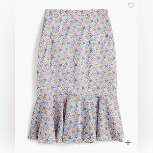 J. crew Trumpet skirt in Liberty® Favourite Flowers size 12 style #L4855